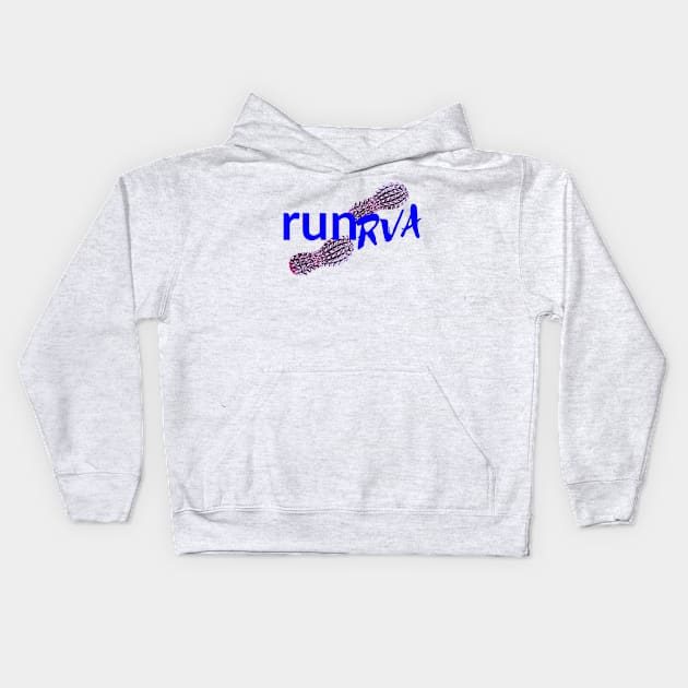 runRVA girlpower Kids Hoodie by L'Appel du Vide Designs by Danielle Canonico